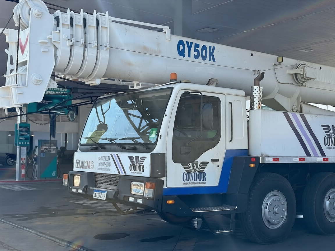 Operação de guindaste Condor Locações